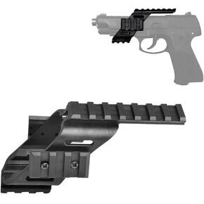 HWZ Universal Tactical Pistol Scope Sight Polymer Light Weight Mount with 7/8" Weaver & Picatinny
