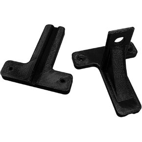 SplashNColor Wall Mount Bracket Compatible with Klipsch ProMedia 2.1, v.2-400, 4.1 THX Satellite Computer Speaker - Wall Mount Speaker Bracket for Your Audio Setup - Black - 4 Pieces for 2 Speakers