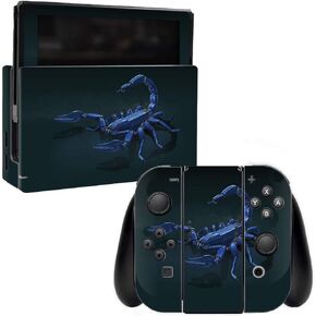 MightySkins Skin Compatible with Nintendo Switch - Metal Scorpion | Protective, Durable, and Unique Vinyl Decal wrap Cover | Easy to Apply, Remove, and Change Styles | Made in The USA