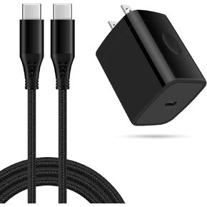 Type C Charger Fast Charging Block for Moto G Stylus 2024,G Power,G Pure,G Play,X50 Ultra,Motorola Edge 50 Pro,Edge+,Edge,Razr 50/40 Ultra;Google Pixel 8 7Pro;20W PD C Wall Charger Box,6FT USB C Cable