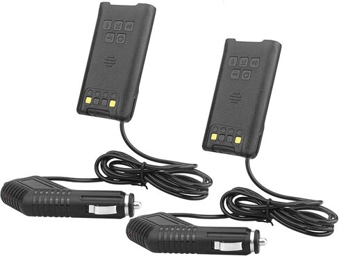 BAOFENG uv-9r Plus car Charger,DC7.4V Radio Battery Eliminator Car Charger for BaoFeng BF-9700 BF-A58 UV-9R Plus Walkie Talkie (2pack) in Saudi Arabia