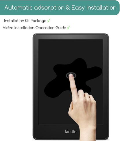 KEANBOLL 2-Pack Tempered Glass Screen Protector for All-new Kindle Paperwhite 6.8-Inch (11th Generation, 2021) Kindle Paperwhite Signature Edition 6.8-Inch/Kindle Paperwhite Kids 6.8-Inch (11th Gen) in Saudi Arabia