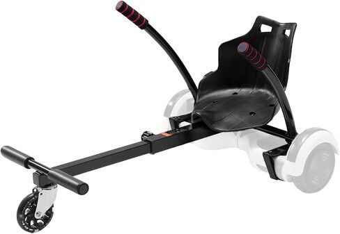 VEVOR Hoverboard Seat Attachment, Compatible with All 6.5" 8" 8.5" 10" Hoverboards, 220 LBS Load Capacity, Hover Board Go Karts Accessory, for Kids ，Adults in Saudi Arabia