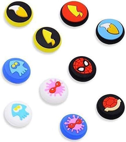 Silicone Analog Thumb Grip Stick Set Joystick Cap Thumbstick Cover Caps for Nintendo Switch NS Switch Lite Console Joy-Con Controller Thumbsticks Cap (I) in Kuwait