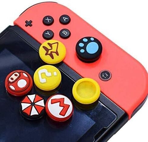 Silicone Analog Thumb Grip Stick Set Joystick Cap Thumbstick Cover Caps for Nintendo Switch NS Switch Lite Console Joy-Con Controller Thumbsticks Cap (I) in Kuwait