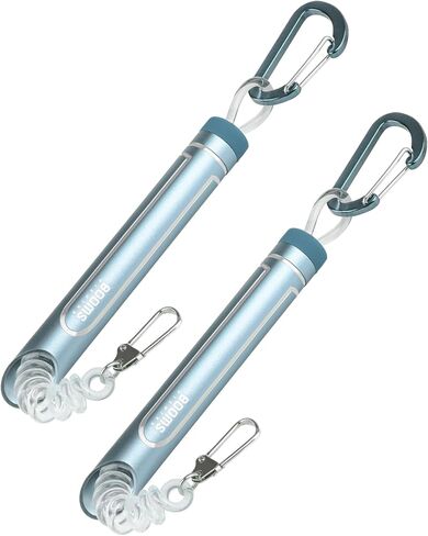 Booms Fishing T09 Coiled Lanyard，2 Pack Gray Kayak Paddle Leash，Outdoor Kayak Paddle Accessories，Retractable Lanyard for Kayak Fishing in Kuwait
