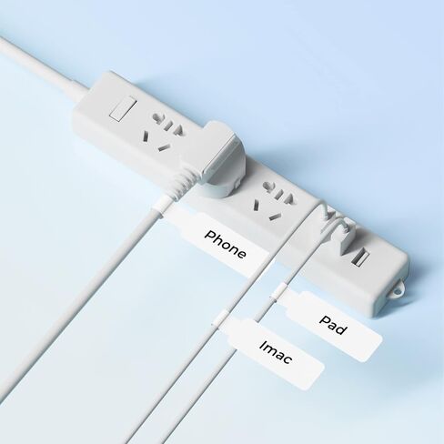 NIIMBOT B1 Label Tape B21 Self-Adhesive Labeling Tape 0.98'' x 3.07'' (25x78mm) Cable Label Paper NIIMBOT B21 Labels 100 Labels/Roll, White in Saudi Arabia