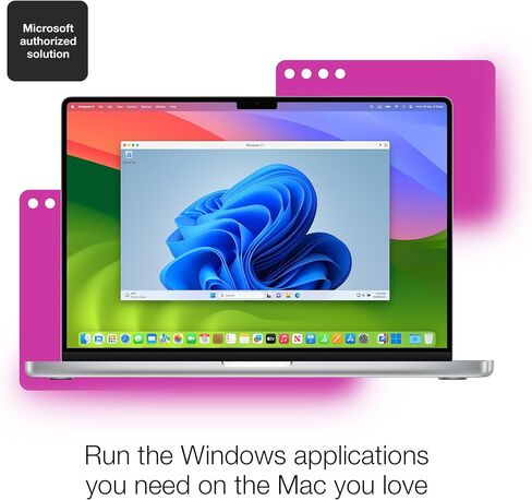 Parallels Desktop 20 for Mac | Run Windows on Mac Virtual Machine Software | Authorized by Microsoft | 1 Year Subscription [Mac Key Card] in Saudi Arabia