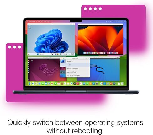 Parallels Desktop 20 for Mac | Run Windows on Mac Virtual Machine Software | Authorized by Microsoft | 1 Year Subscription [Mac Key Card] in Saudi Arabia