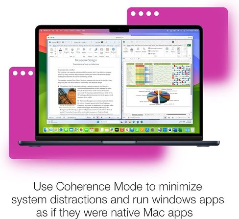 Parallels Desktop 20 for Mac | Run Windows on Mac Virtual Machine Software | Authorized by Microsoft | 1 Year Subscription [Mac Key Card] in Saudi Arabia