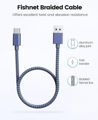 حاوية محرك الأقراص الصلبة ORICO مقاس 2.5 بوصة، حاوية محرك الأقراص الصلبة USB C 3.2 Gen 2 إلى SATA 3.0 بسرعة 6 جيجابت في الثانية مع كابل USB C مطور لـ WD Seagate Toshiba Samsung SSD HDD أثناء سفر الأعمال، رمادي [M25C3] in Saudi Arabia