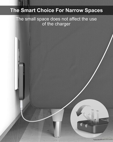 3-Port Flat USB C Wall Charger, 30W Max Type-C Fast Charging Block in Saudi Arabia