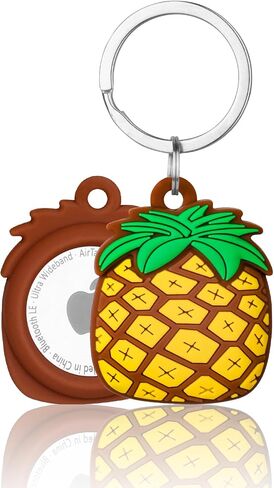 Case for Airtag Keychain Secure Holder with Key Ring, Compatible with Apple AirTag, Anime Silicone Protective Air Tag Cover for Keys Pets Dog Cat Collar Backpack Luggage Wallet kids & More in Saudi Arabia