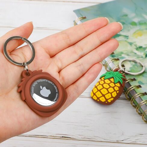 Case for Airtag Keychain Secure Holder with Key Ring, Compatible with Apple AirTag, Anime Silicone Protective Air Tag Cover for Keys Pets Dog Cat Collar Backpack Luggage Wallet kids & More in Saudi Arabia