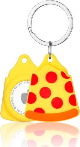 حافظة آمنة لسلسلة المفاتيح Airtag مع حلقة مفاتيح، متوافقة مع Apple AirTag، غطاء حماية هوائي من السيليكون أنيمي للمفاتيح والحيوانات الأليفة وياقة الكلاب والقطط وحقيبة الظهر ومحفظة الأمتعة للأطفال والمزيد in Kuwait