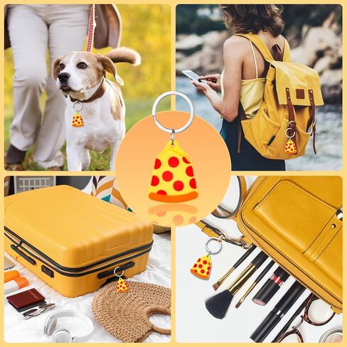 حافظة آمنة لسلسلة المفاتيح Airtag مع حلقة مفاتيح، متوافقة مع Apple AirTag، غطاء حماية هوائي من السيليكون أنيمي للمفاتيح والحيوانات الأليفة وياقة الكلاب والقطط وحقيبة الظهر ومحفظة الأمتعة للأطفال والمزيد in Kuwait