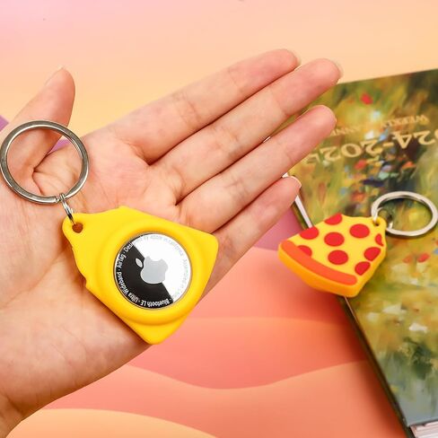 حافظة آمنة لسلسلة المفاتيح Airtag مع حلقة مفاتيح، متوافقة مع Apple AirTag، غطاء حماية هوائي من السيليكون أنيمي للمفاتيح والحيوانات الأليفة وياقة الكلاب والقطط وحقيبة الظهر ومحفظة الأمتعة للأطفال والمزيد in Kuwait