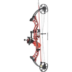 Cajun Bowfishing Sucker Punch Pro Bowfishing Bow, Left Hand, Red