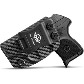 Ruger LCP 380 Holster IWB Kydex Holster Fit: Ruger LCP 380 Auto⎜Inside Waistband Carry - Adj. Cant Retention⎜Cover Mag-Button⎜No Wear⎜No Jitter (Incompatible with attachments Such as Light/Laser)