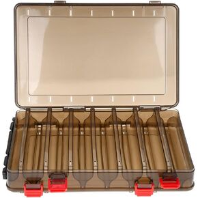 VGEBY Fishing Bait Box, Compartments Fishing Lures Tackle Box Spoon Hook Baits Accessory Storage Container 3700 Tackle Trays Tackle Box Tackle Box Fishing Lure Tackle Box