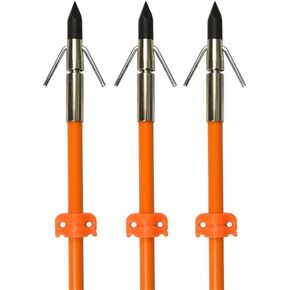 Elong Bow Fishing 32 Inch 5/16" Hunting Arrows Archery Fiberglass Arrows with Safety Slides Broadheads