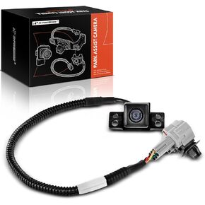 A-Premium Park Assist Camera Rear View Backup Reverse Camera Compatible with Select Nissan Models - 2012 2013 2014 2015 Titan - Replace# 284429FM1A