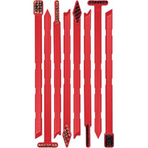Real Avid Cleaning Tool Kit: Detailing Brush Set & Pick Set: 16-Piece Detailing Supplies Kit with Soft Bristle Nylon & Stiff Bristle Bronze Scrub Brushes & Carbon Removal Tools