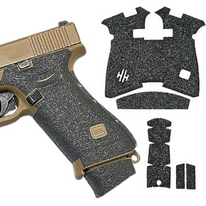 HANDLEITGRIPS Handgun Grip Tape Compatible with Glock 19x - Black Textured Rubber Pistol Grip Tape, Easy Installation, Gun Parts & Accessories, Veteran Owned, Made in The USA