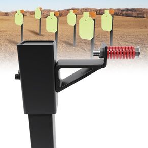 T-Post Targets Hanger for Shooting AR500, Durable T-Post Steel Target Hanger, T-Post Target Brackets Target Mount,T-Post Target Carrier great for AR500 Steel Gong Targets Conversion Adapter