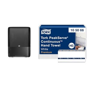 Tork PeakServe® Continuous™ Paper Hand Towel Dispenser White H5 High Capacity Elevation Range 552520