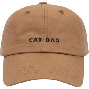 قبعات القطط للأم والأب لآباء القطط الفخورين | للرجال والنساء | نص مطرز - مقاس قابل للتعديل - 100% قطن in Kuwait