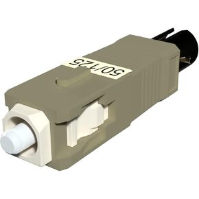 Multimode SC Male to ST Female Fiber Adapter 50/125 Type Optical Type Coupler, Hybrid MM, Simplex, High Durability 1000 Times+ Plug-and-Play (50/125)