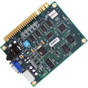 Classic 60 in 1 Jamma Kits Multicade Arcade Board PCB Board CGA/VGA Output Classic for Arcade Game Machine Universal