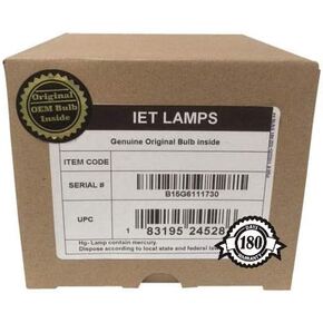 IET Genune Original OEM Replacement Lamp for BENQ HT2150ST Projector (Osram Bulb Inside)