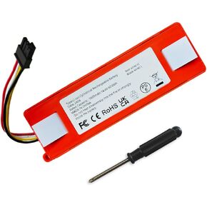 Replacement Battery Compatible with Xiaomi Mijia Roborock S5 S6 S7 S50 S51 S52 S55 S552 S60 S65 S70 S75 T4 T6 T7 T60 T61 T65 E4 E20 E25 E35 C10 CT10 S5 Max Q7 S7 Max Robot Vacuum Cleaner 14.4V 5600mAh