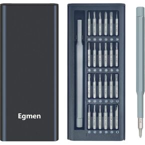 Precision Screwdriver Set, 25 in 1 Mini Magnetic Small Screwdriver Set Case for PC, Eyeglasses, Computer, Electronic, Watch Repair Kit with Phillips and Star Tiny Screw Driver