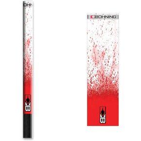 Bohning 4" Traditional Arrow Wraps, Small, White Splatter
