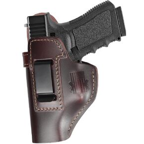 Genuine Top-Grain Leather Holster IWB for Glock17 19 43X fits Taurus G2C G3 G3C for M&P 9mm Shield fits Sig P365 P230 for LCP/LC9S/Security 9/Max 9 / -Similar Size-Inside The Waistband