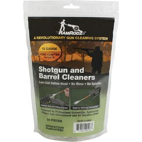 12 Gauge Shotgun and Barrel Cleaners 60Pcs Bag W/Adapter, One Size (12060)