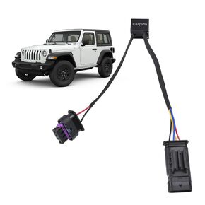 Z-LKR-OEM Locker Sensor Bypass Wiring Harness Z Locker Sensor Plug Connector Fit for Jeep Gladiator 2020-2023 for Jeep Wrangler 2018-2023 Z-LKR Locker Sensor