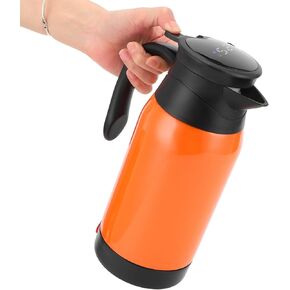 Topyond Car Electric Kettle Water Boiler 12v, Coffee Maker with Temperature Display, Portable Coffee Heating Cup for Vehicles, Ideal for Truckers and Travelers