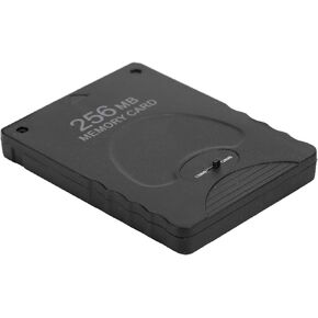 CCYLEZ 256MB Memory Card, Portable High Speed Game Memory Card 256MB Accessory for PS2 Game Data Console(Black)