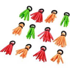 Andux Fly Fishing Float Drift Float Indicators Streams Drift Hook Positioning Floats Fishing Accessories FDFP-01 (1#;12pcs;Random)