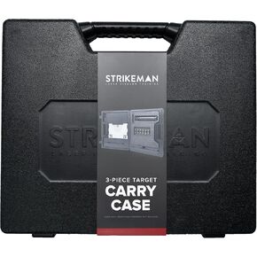 Strikeman 3-Piece Target Carry Case – Made for the Single-Target Dry-Fire Laser Training System – Keeps Your Shooting Target, Phone Mount & Laser Cartridges Organized & Protected