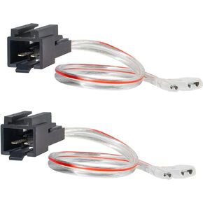 NuIth Car Speaker Wiring Harness Connector Adapter Replacement for Chrysler/Dodge/Jeep/Eagle/Plymouth 1991-2007 Aftermarket Door Speaker Wire Cable Plug 2 PC