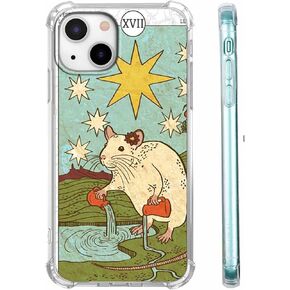 Case for iPhone 15 Plus/14 Plus with Renaissance Art Design,Cute Angel God Greek Mythology Painting Pattern Case,Clear Soft TPU Bumper Case,6.7"(Mythology,15pl)