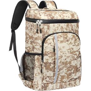 SEEHONOR Insulated Cooler Backpack Leakproof Soft Cooler Bag Lightweight Backpack with Cooler for Lunch Picnic Hiking Camping Beach Park Day Trips 45 Cans