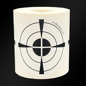 250 PCs- Roll Adhesive Shooting Targets - 3"inch Stickers for Riffle, Handguns, Archery