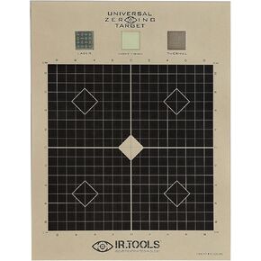 IR.Tools™ Universal Zeroing 25 Meter Target for Your Laser, Night Vision, and Thermal Sights