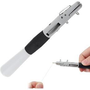 OriGlam Fishing Line Tie Tool, Fishing Hook Tier Line Tying Tool, Fishing Hook Threader, Fast Tie Tying Knot Tool, Tie Hook Device Fish Line Knotting